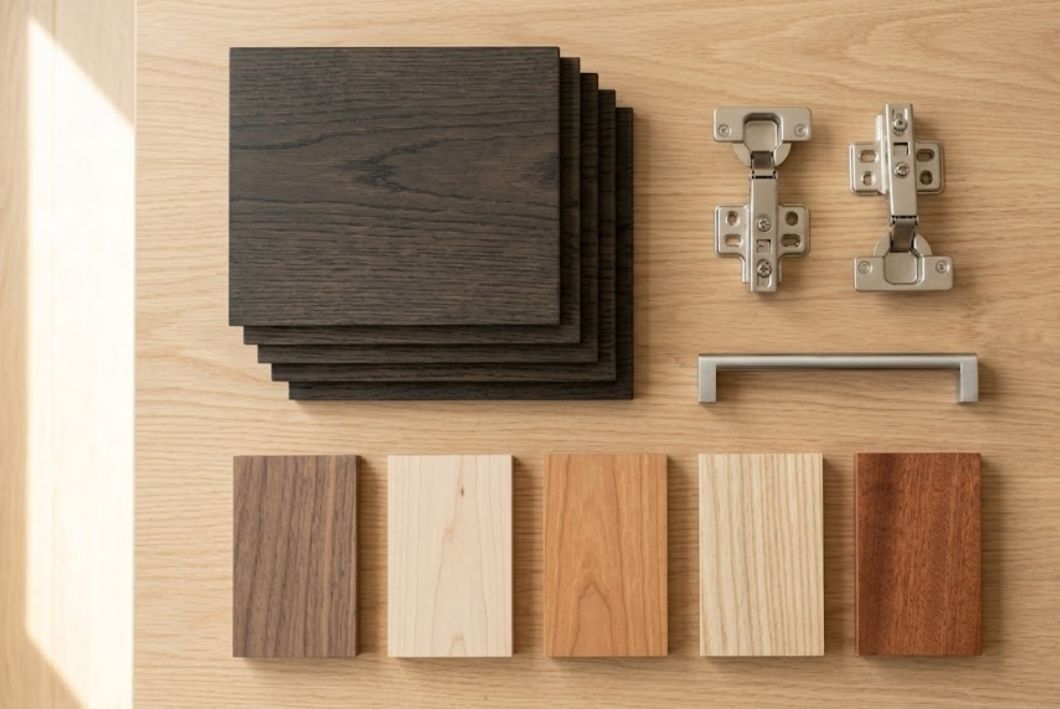 Kit fai da te in legno su misura con componenti numerati da assemblare