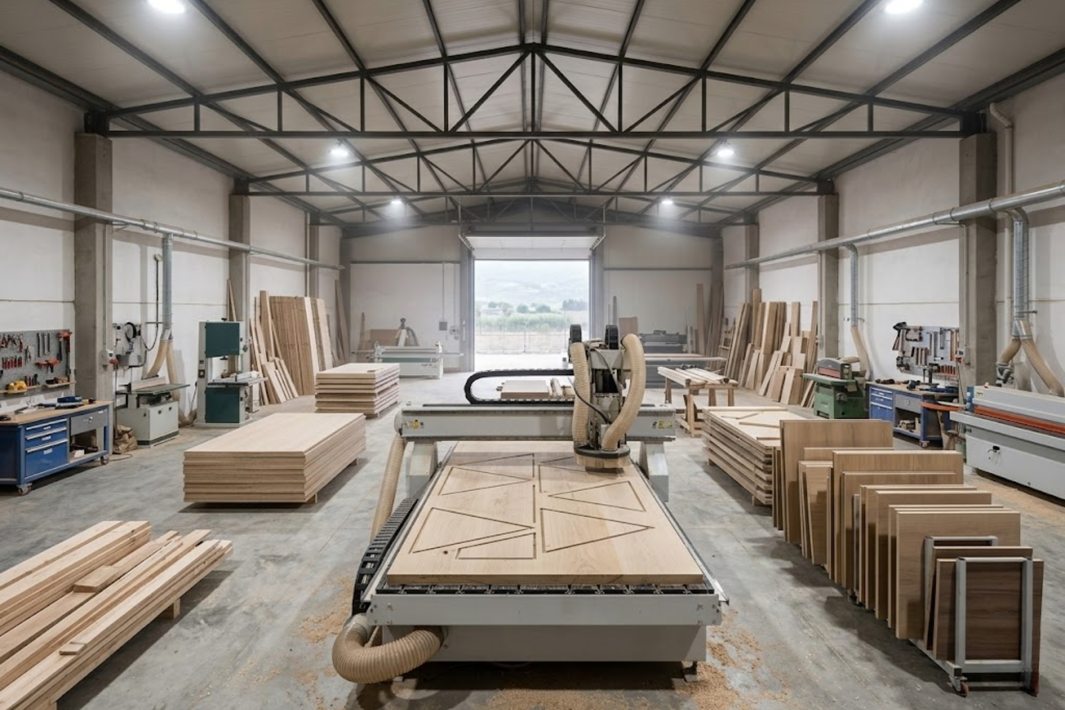 Lavorazioni CNC e supporto produttivo per falegnami a Messina