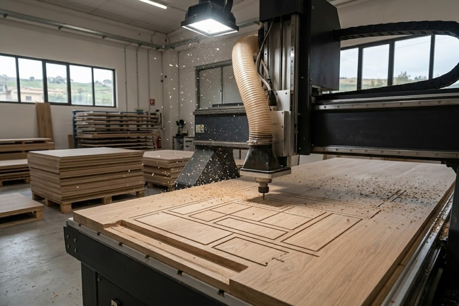 Lavorazioni speciali CNC per rivenditori di mobili a Messina