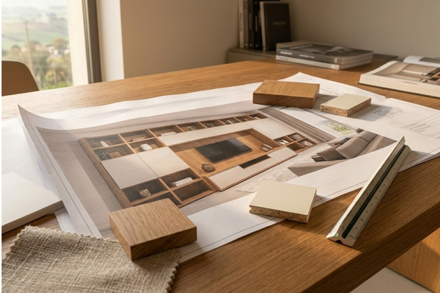 Soluzioni fuori catalogo arredi su misura con rendering 3D a Messina
