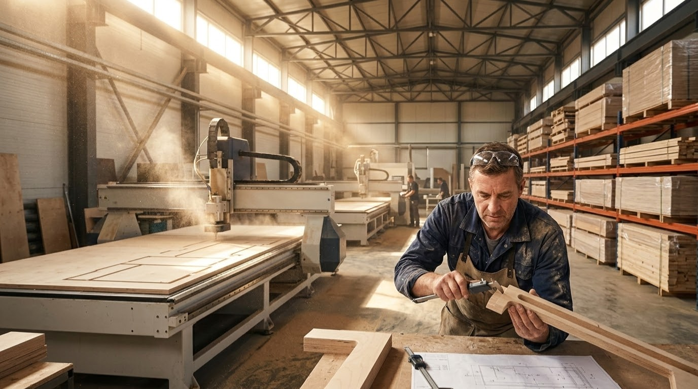 Lavorazioni CNC per falegnami e operatori del settore legno a Messina
